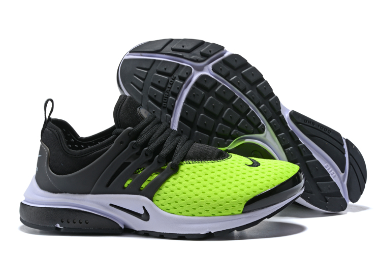 New Nike Air Presto 1 Black Fluorscent Green White Shoes